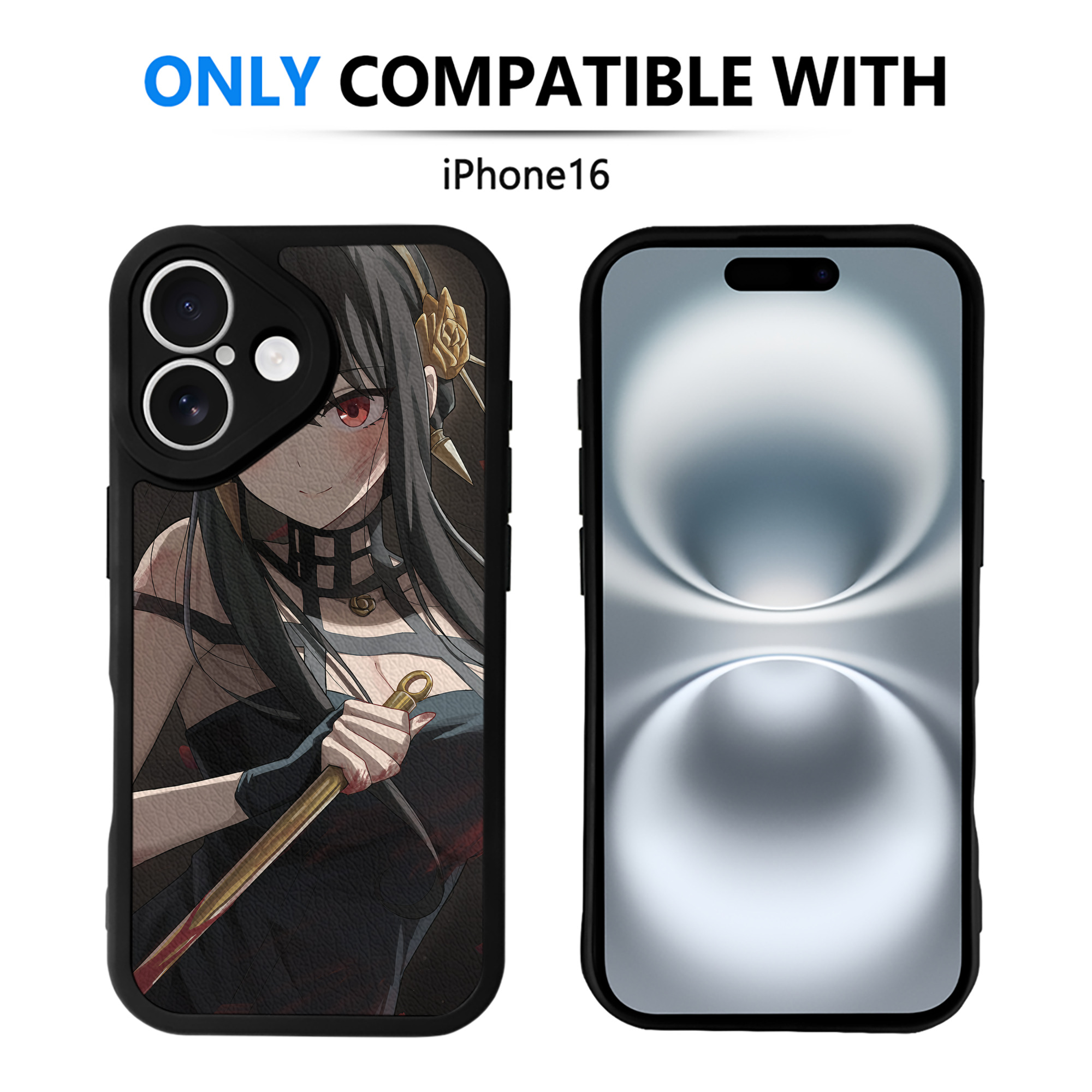 （画像用） SPY×FAMILY间谍家家酒 【iPhone 16シリーズ対応】シリコンスマホケース（レザー調） 材質：シリコン